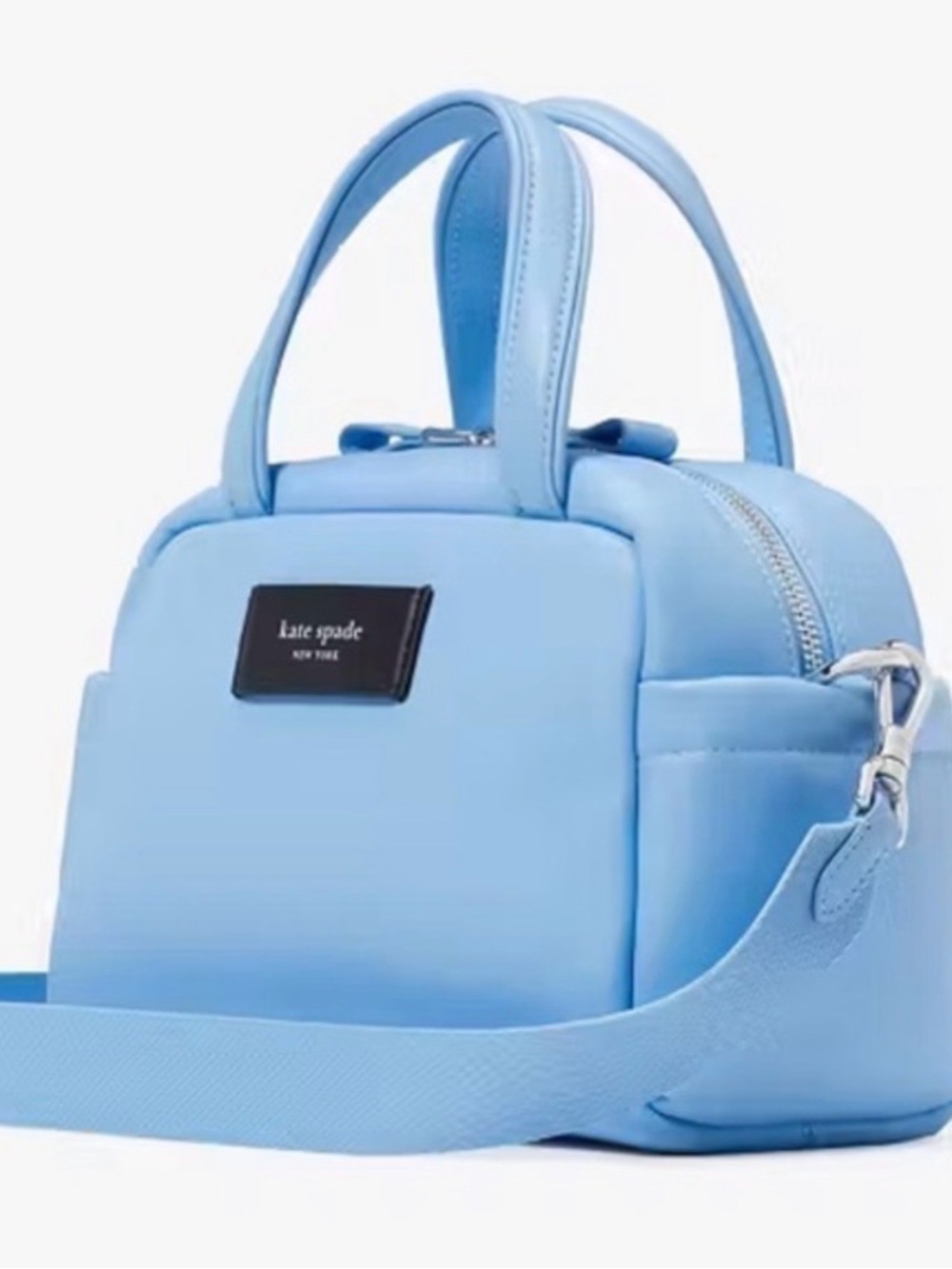 Kate Spade Puffed Crossbody Satchel. Perfect for summer! Soft & supple leather! - Picture 7 of 15